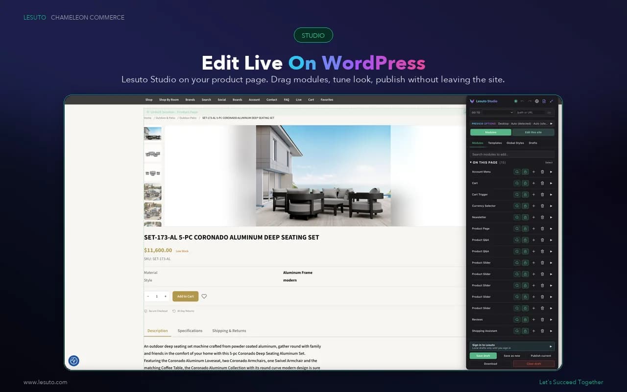 WordPress Plugin. Edit The Live Page