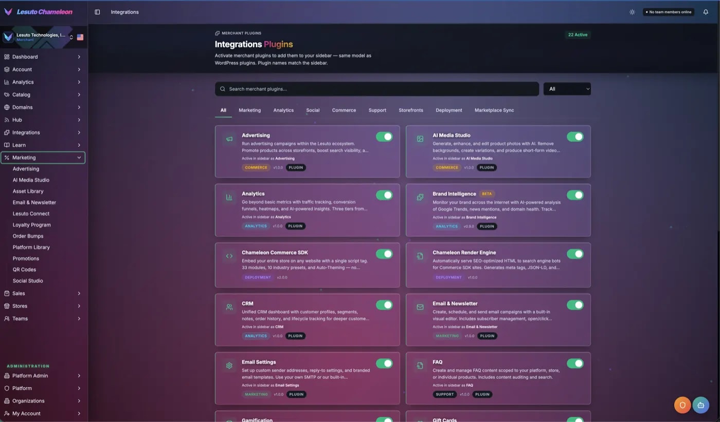 Command Center AI tools and integrations