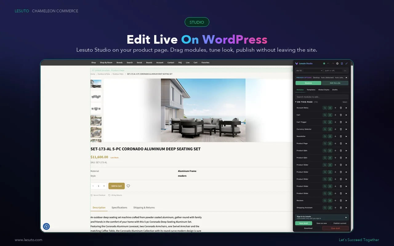 WordPress Plugin screenshot 3